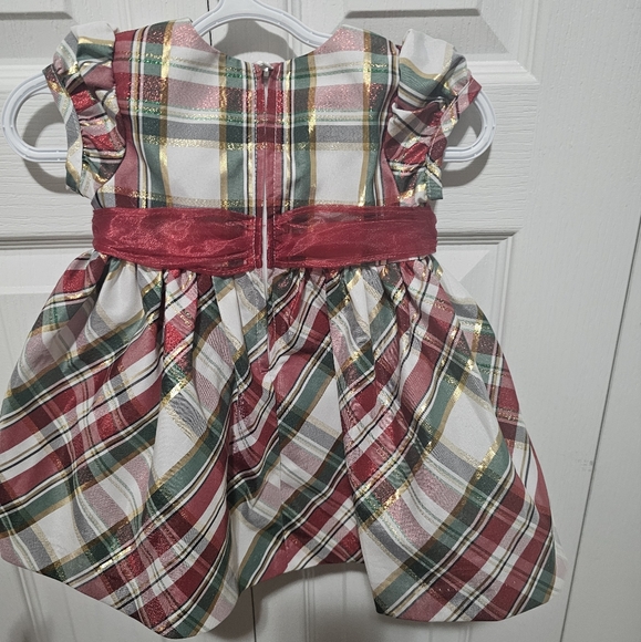 Plaid Dress with Bow - Picture 4 of 6
